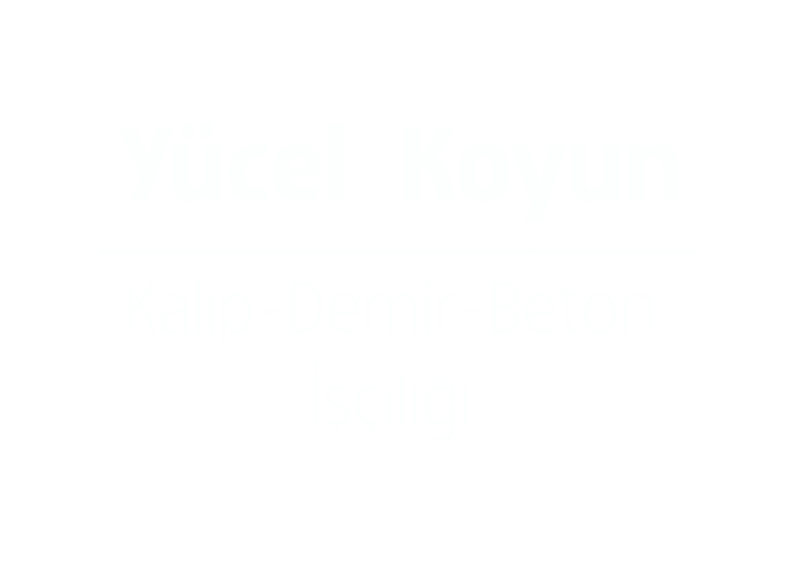 Yücel Koyun – Kalıp İşçiliği